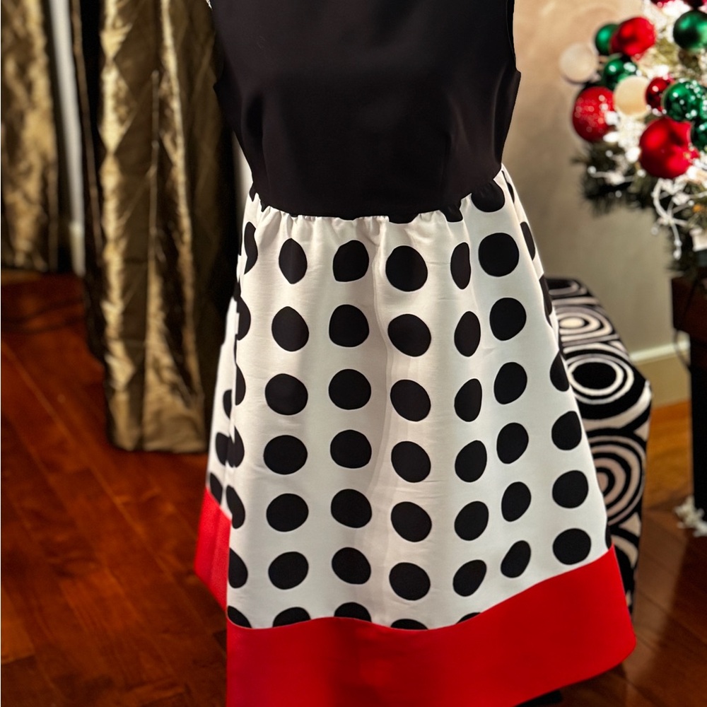 Kate Spade Black and White Polka Dot Dress